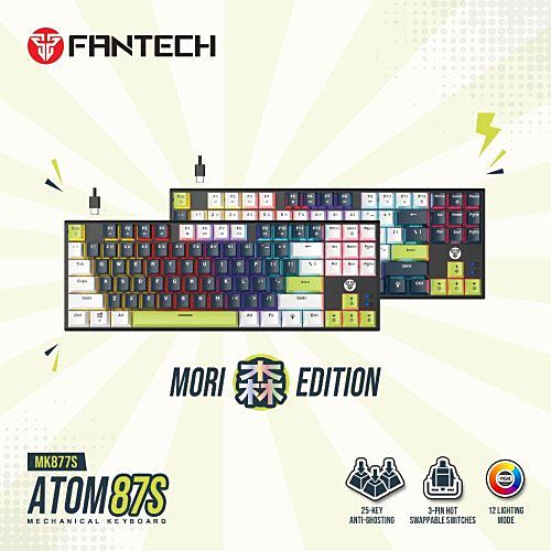 FANTECH MK877S ATOM87S Mechanical Gaming Keyboard