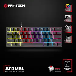FANTECH MK211 ATOM61 Mechanical Gaming Keyboard