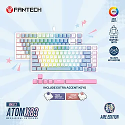 FANTECH MK612 ATOM X83 Mechanical Gaming Keyboard AMI EDITION