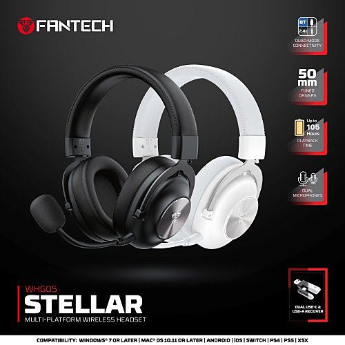 FANTECH WHG05 STELLAR Multiplatform Wireless Gaming Headset