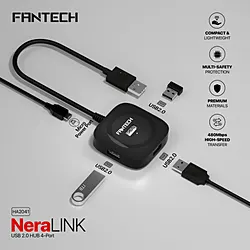 FANTECH HA2041 NeraLink 4 Port USB 2.0 Hub