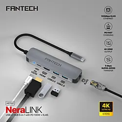 FANTECH HC051 NeraLink 5-in-1 USB-C Multifunctional Docking Station Hub
