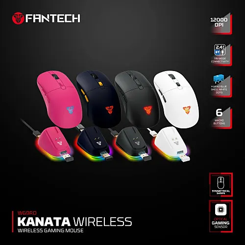 FANTECH WG9RD Kanata Wireless Gaming Mouse