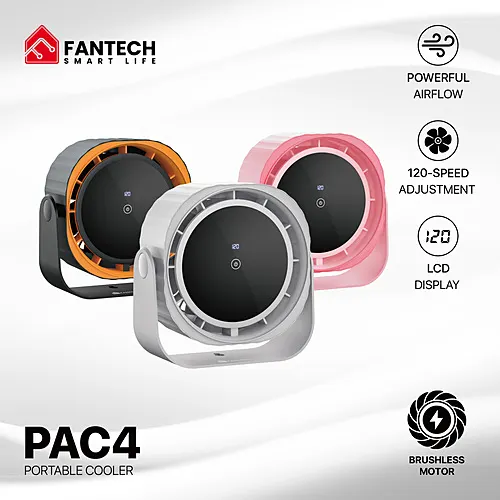 FANTECH PAC4 Portable Brushless Motor Cooler Fan