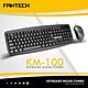 FANTECH KM100 USB Wired Keyboard Mouse Combo Black