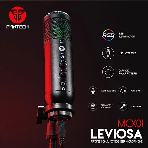 FANTECH LEVIOSA MCX01 USB Condenser Microphone