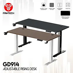 FANTECH GD914 Adjustable Rising Gaming Desk For Home And Office Black White