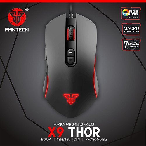 FANTECH X9 THOR Macro RGB Gaming Mouse
