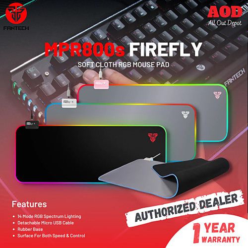 FANTECH MPR800s Firefly RGB Gaming Mousepad