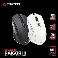 FANTECH WG12RS Raigor III Wireless Gaming Silent Mouse