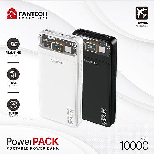 Fantech T1 10000 mAh Mini with Fast Charging Power Bank