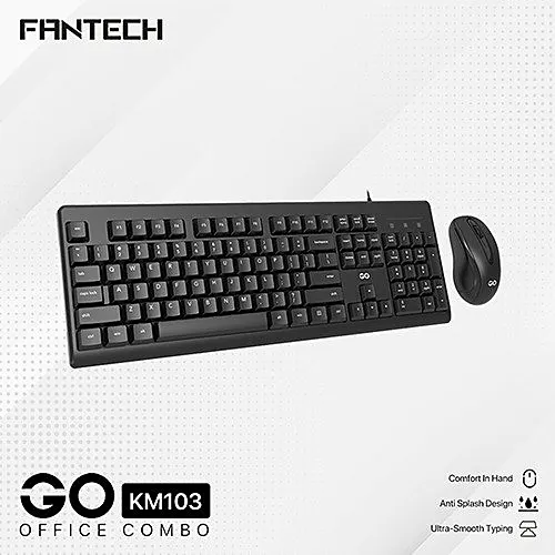 Fantech KM103 USB Wired Keyboard And Mouse Combo