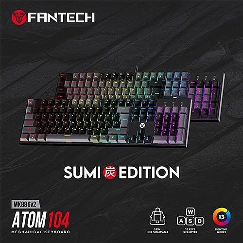 FANTECH MK886V2 ATOM104 SUMI Edition Mechanical Gaming Keyboard