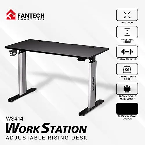 Fantech WS414 Height Adjustable Rising Gaming Desk Table