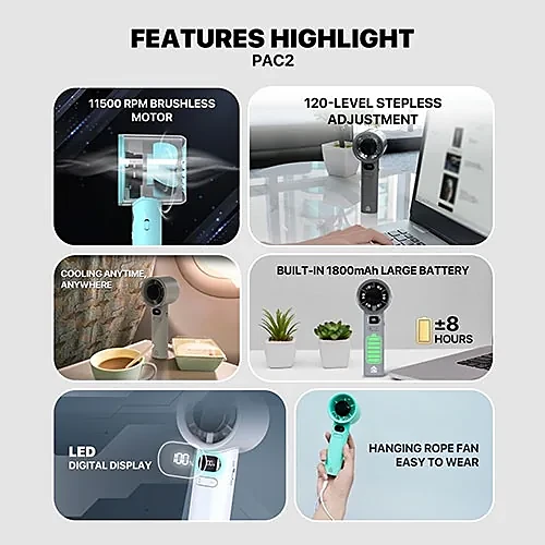 FANTECH PAC2 PORTABLE FAN