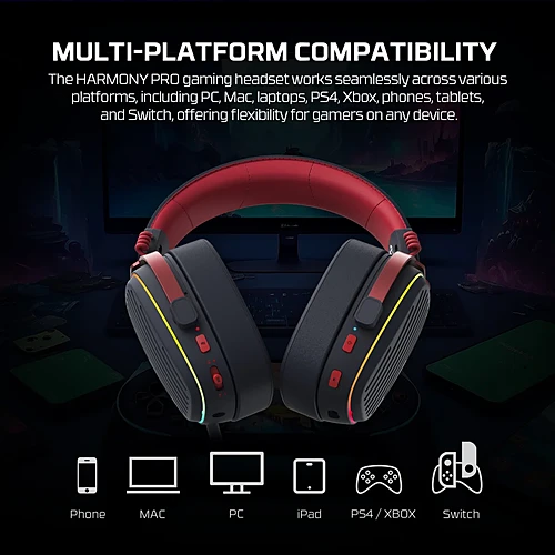 FANTECH WHGO2P HARMONY PRO Wireless Gaming Headphone