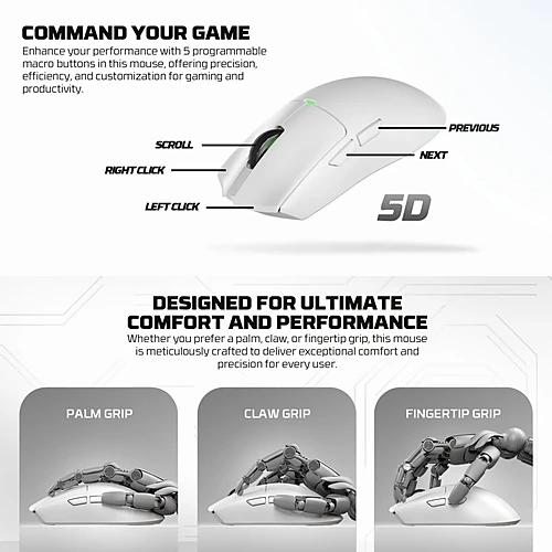 FANTECH WG13E  TANTO E Tri-Mode Wireless Gaming Mouse