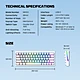 FANTECH MK611 ATOM X63 Wired RGB Mechanical Gaming Keyboard