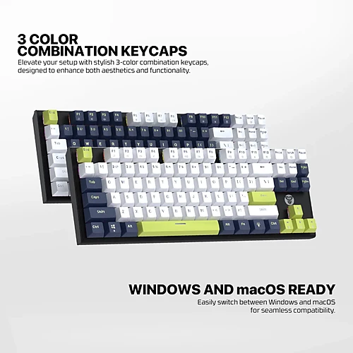 FANTECH MK877S ATOM87S Mechanical Gaming Keyboard