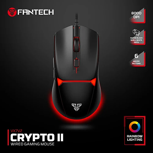 FANTECH VX7V2 CRYPTO II Wired Gaming Mouse