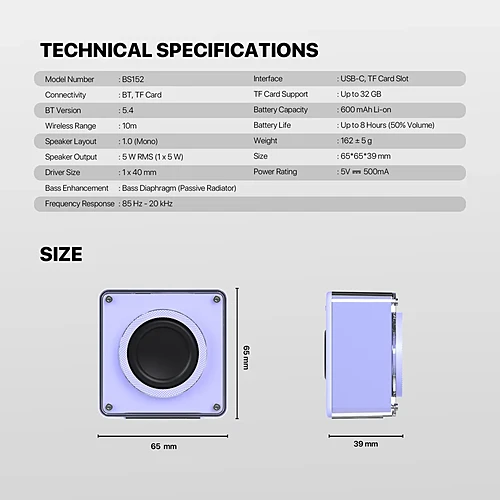FANTECH BS152 NeraBox Portable Bluetooth Speaker