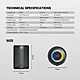 FANTECH BS154 NeraBox RGB Portable Bluetooth Speaker