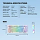 FANTECH MK612 ATOM X83 Mechanical Gaming Keyboard AMI EDITION