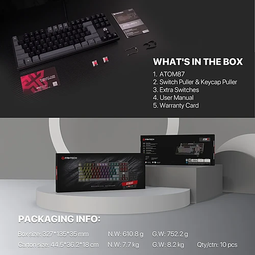 FANTECH MK876V2 ATOM87 SUMI EDITION Gaming Keyboard