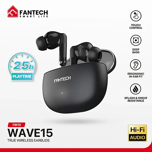 FANTECH TW15 WAVE Bluetooth True Wireless Earbuds