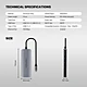 FANTECH HC101 NeraLink 10-in-1 USB-C Multifunctional Docking Station Hub