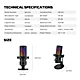 FANTECH MCX04 LEVIOSA AURA Gaming Condenser Microphone