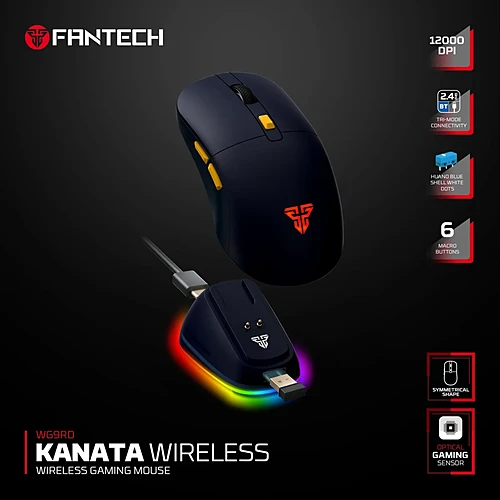 FANTECH WG9RD Kanata Wireless Gaming Mouse