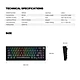 FANTECH MK614 ATOM X66 Wired Mechanical Keyboard