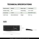 FANTECH WK900 GO Keyboard And Mouse Wireless Combo