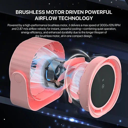FANTECH PAC4 Portable Brushless Motor Cooler Fan