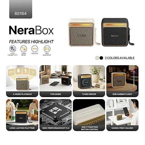 FANTECH BS164 NeraBox Portable Bluetooth Speaker