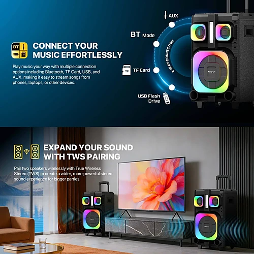 FANTECH NP03 NeraParty Portable Party Speaker
