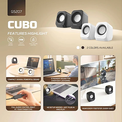 FANTECH GS207 CUBO Desktop Speaker