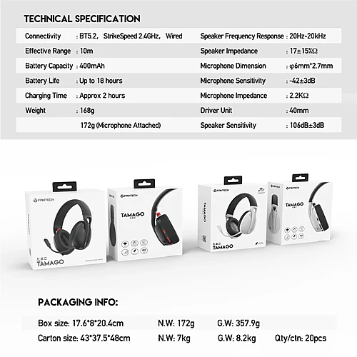 FANTECH WHG01 TAMAGO Gaming Headphones