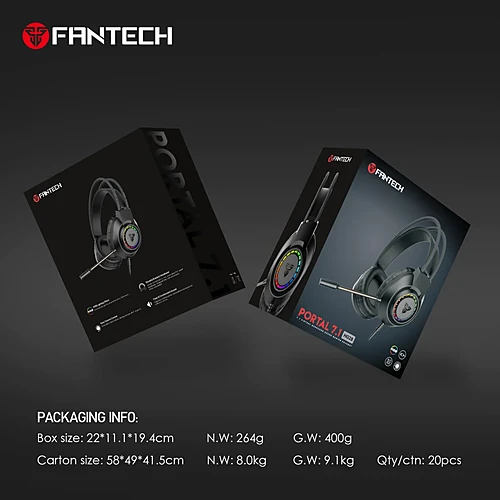 FANTECH HG28 PORTAL 7.1 Virtual Gaming Headphone