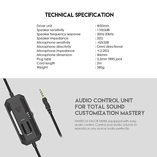 FANTECH VALOR MH86 Gaming Headphone