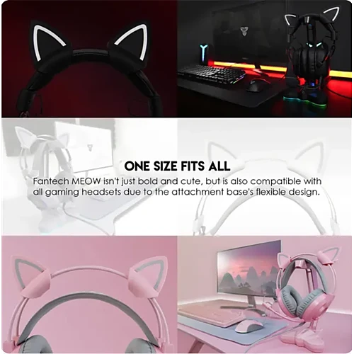 FANTECH AC5001 MEOW Kitty Ears For Headset