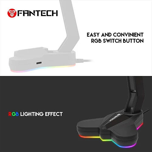 Fantech AC3001S RGB Tower Headphone Stand