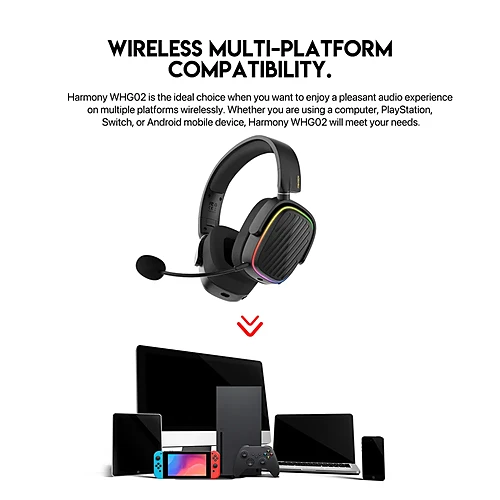 FANTECH WHG02 HARMONY Wireless Bluetooth Headphone