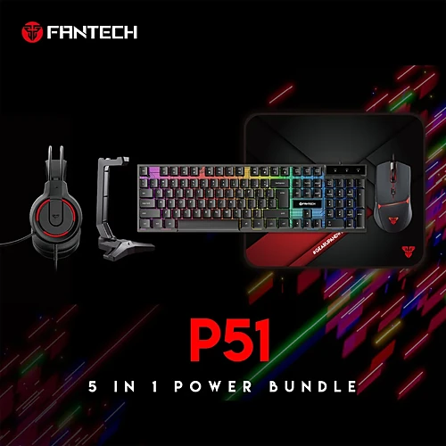 FANTECH P51 Power Bundle 5in1 Gaming Combo