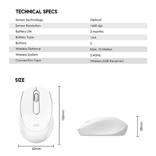 FANTECH W603 GO Wireless Mouse