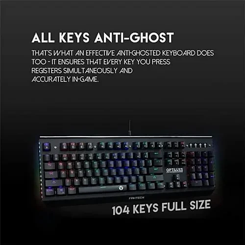 FANTECH MK884 Optiluxs RGB Mechanical Keyboard