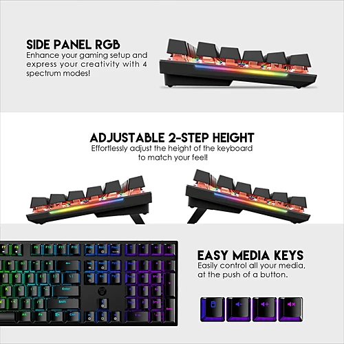 FANTECH MK855 Maxfit108 RGB Mechanical Keyboard