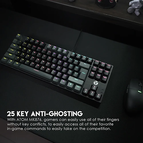 FANTECH MK876 ATOM TKL RGB Mechanical Keyboard
