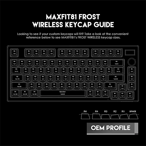 FANTECH MK910 MAXFIT81 ABS Gaming Mechanical Keyboard